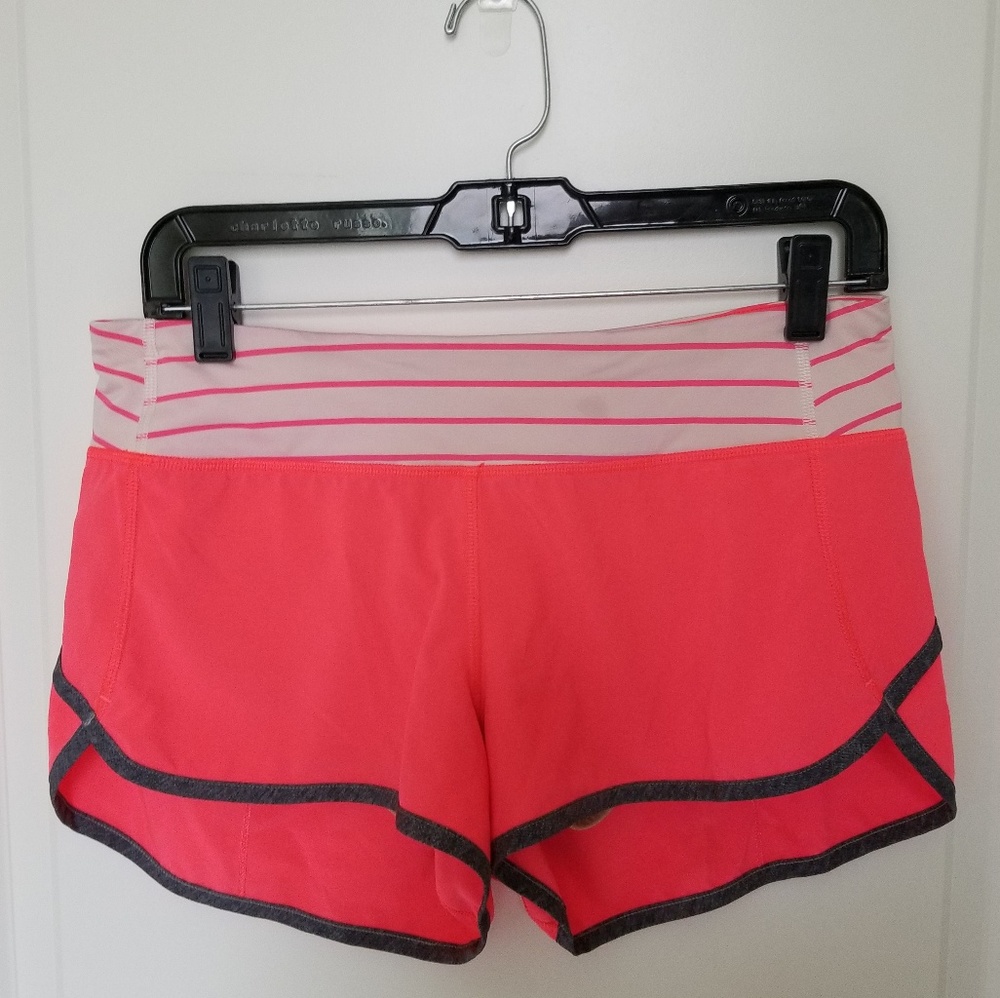 Lululemon Speed Shorts, Size 6